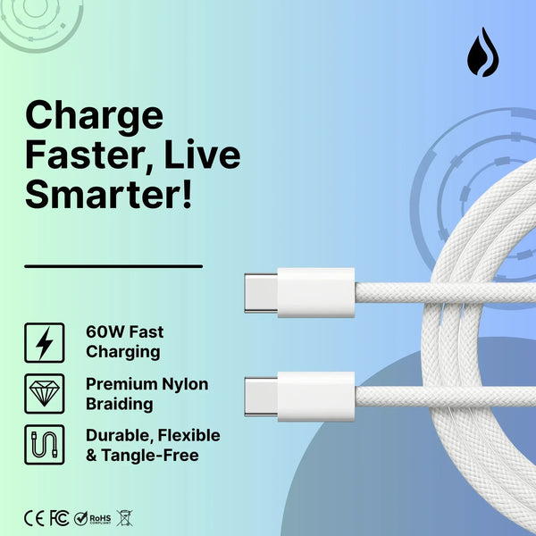 AQUA VAULT USB-C Charging Cable (1m) - AQUA VAULT