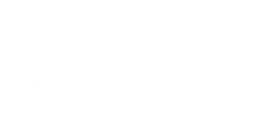 AQUA VAULT Rectangular White Logo with a clear background
