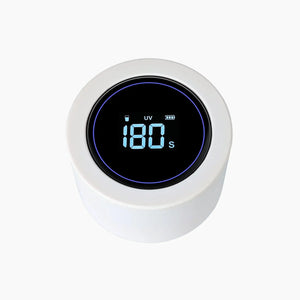 AQUA VAULT PureX Bottle Cap Glacier White with digital UV display timer