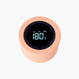 AQUA VAULT PureX Bottle Cap Himalayan Pink with digital UV display on top