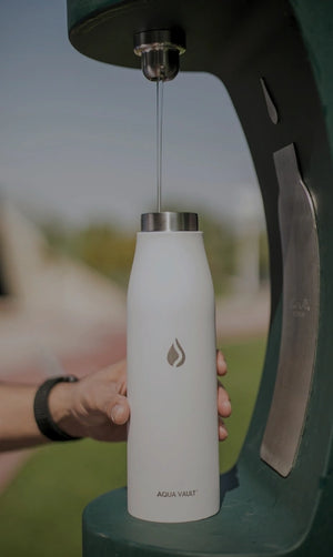 AQUA VAULT PureX UV-C Self Cleaning Smart Water Bottle India