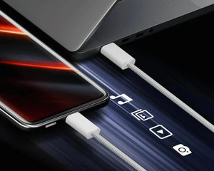 AQUA VAULT Premium USB-C Charging Cable with fast charging features