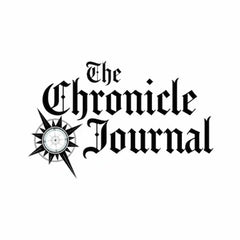 Logo of 'The Chronicle Journal' with a compass design on a white background